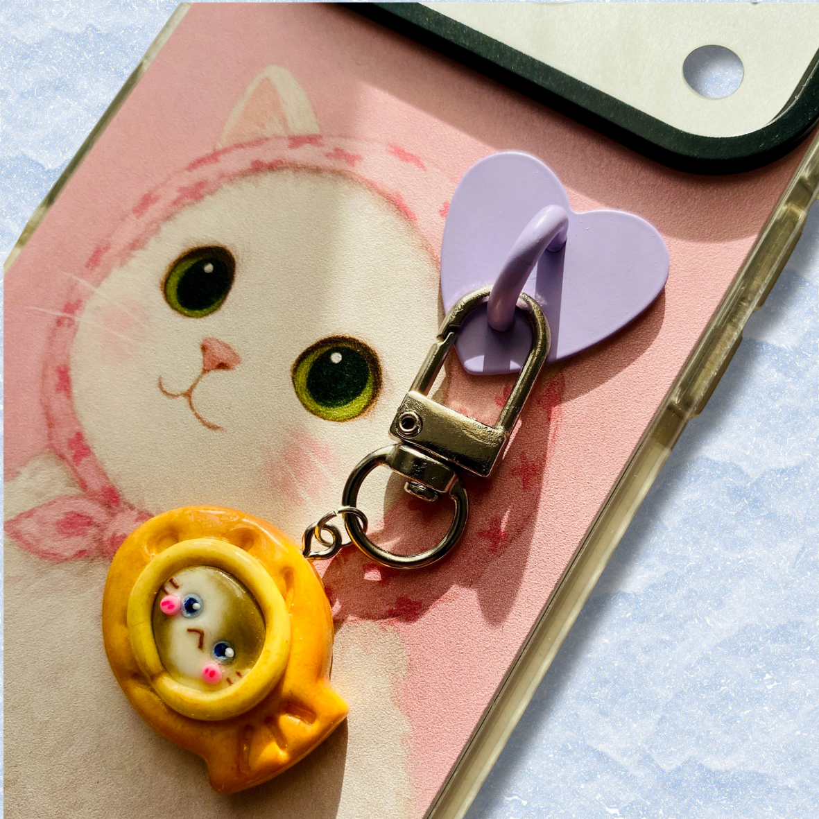 Mobile Charm Holder + carabiner