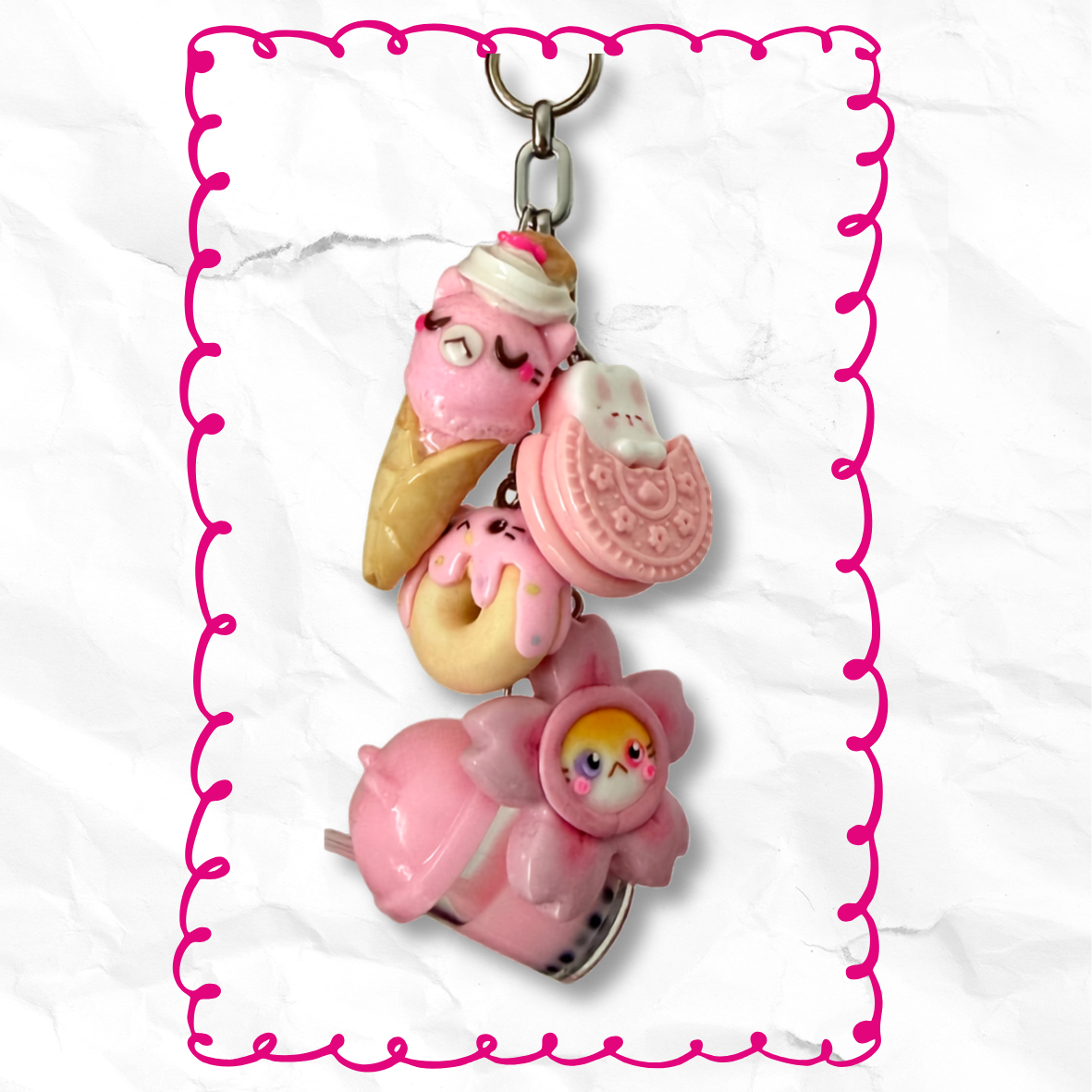 'Cherry Blossom love' Bag Charm