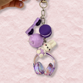 'Purple memories' Bag Charm