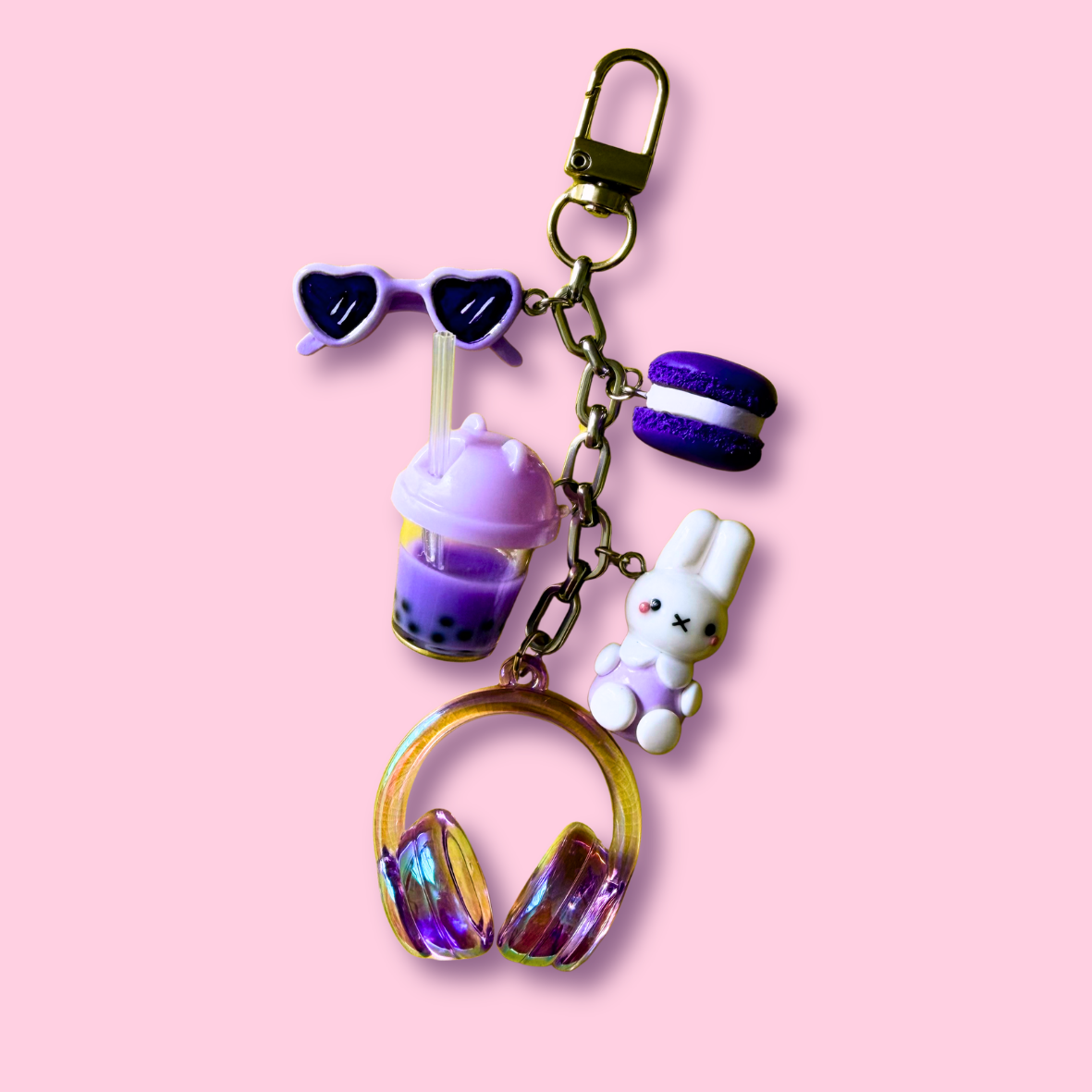'Purple memories' Bag Charm