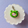 Frog Hat Cat charm