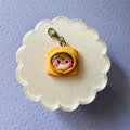 Toast Hat Cat charm