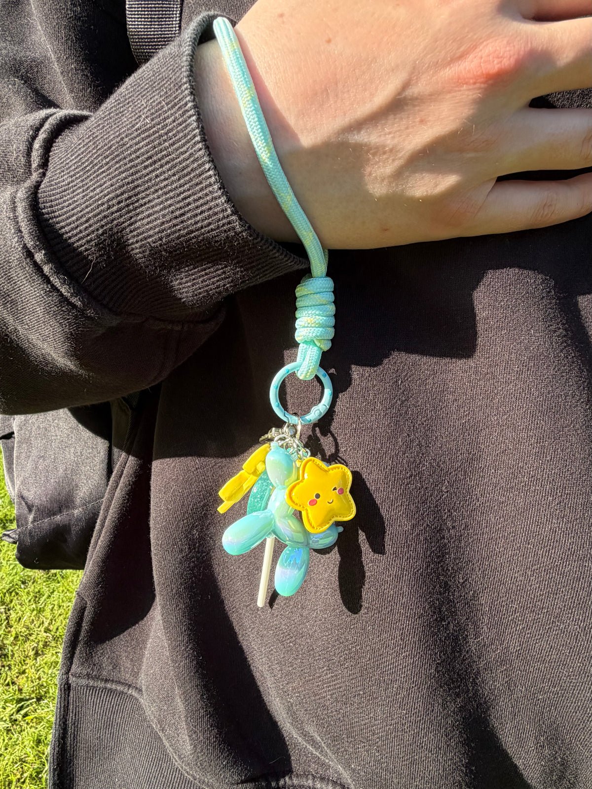 'Bloom & Balloon' wrist strap keychain