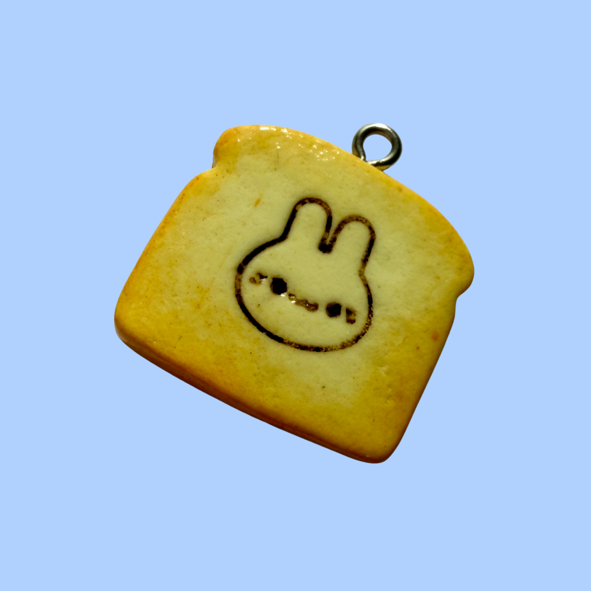 Bunny Toast charm