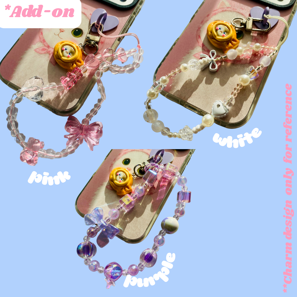 Bear Hat Cat charm